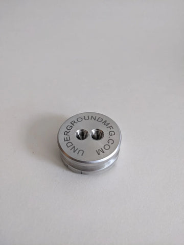 Underground Manufacturing 2-Hole 7075 Aluminum Simple Replacement Spool