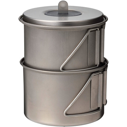 Snow Peak Titanium Mini Solo Cookset