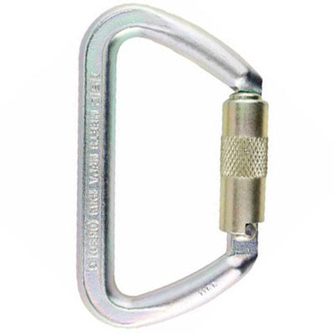 ISC Steel Iron Wizard Single-Locking Carabiner